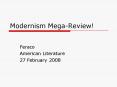 Modernism MegaReview