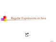Regular Expressions in Java