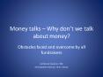 Money talks Why dont we talk about money