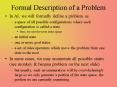 Formal Description of a Problem