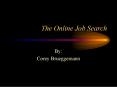 The Online Job Search