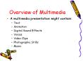 Overview of Multimedia