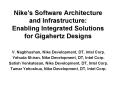 Nikes Software Architecture and Infrastructure: Enabling Integrated Solutions for Gigahertz Designs