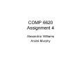 COMP 6620 Assignment 4