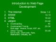 Introduction to Web Page Development