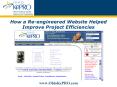 How a Reengineered Website Helped Improve Project Efficiencies