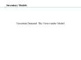 Newsvendor problem and demand uncertainty