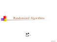 Randomized Algorithms