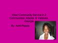 Wow Community Service in 2 Communities: Atlanta,