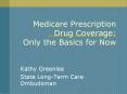 Medicare Prescription Drug Coverage: Only the Basics for Now