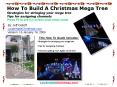 How To Build A Christmas Mega Tree Strategies for stringing your mega tree