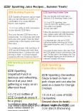 IZZE Sparkling Popsicles  IZZE Sparkling Popsicles can be made with your favorite flavor of IZZE or a combination of a couple different flavors. Get creative!  1-2 (12 oz) bottle of IZZE Clementine or your favorite IZZE flavor  Pour your favorite
