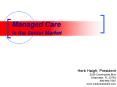 Managed Care in the Senior Market