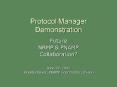 Protocol Manager Demonstration