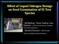 Effect of Liquid Nitrogen Storage on Seed Germination of 51 Tree Species