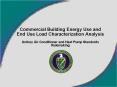Commercial Building Energy Use and End Use Load Characterization Analysis Unitary Air Conditioner an