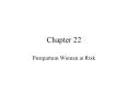 Postpartum Woman at Risk
