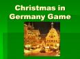 Christmas in Germany Game