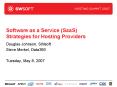 Software as a Service SaaS Strategies for Hosting Providers