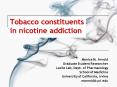 Tobacco constituents in nicotine addiction