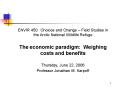 ENVIR 450: Choices and Change Field Studies in the Arctic National Wildlife Refuge
