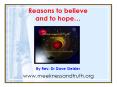 Reasons to believe