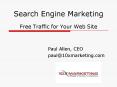 Search Engine Marketing Free Traffic for Your Web Site