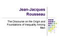 JeanJacques Rousseau