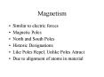 Magnetism