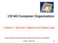 Chapter 3: Boolean Algebra and Digital Logic