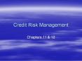 Credit Risk Management
