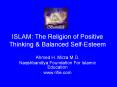 ISLAM: The Religion of Positive Thinking