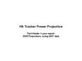 Hit Tracker Power Projection