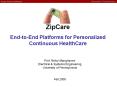 ZipCare EndtoEnd Platforms for Personalized Continuous HealthCare