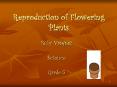 Reproduction of Flowering Plants