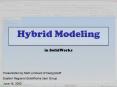 Hybrid Modeling in SolidWorks