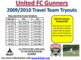 United FC Gunners 20092010 Travel Team Tryouts