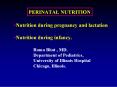 PERINATAL NUTRITION