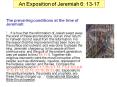 An Exposition of Jeremiah 6: 1317