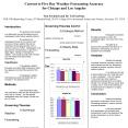 Current to Five Day Weather Forecasting Accuracy for Chicago and Los Angeles Tom Pavlesich and Dr. T