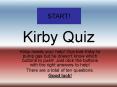 Kirby Quiz
