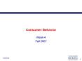 Consumer Behavior