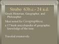 Strabo 63b.c. 24 a.d.