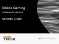 Online Gaming LA Games Conference