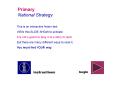 Primary National Strategy