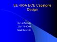 EE 495A ECE Capstone Design
