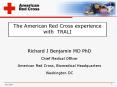 The American Red Cross experience with TRALI