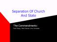 Separation Of Church And State