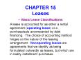 CHAPTER 15 Leases