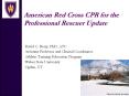 American Red Cross CPR for the Professional Rescuer Update